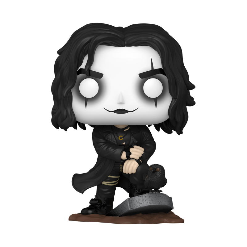 The Crow - Eric Draven on Tombstone with Crow