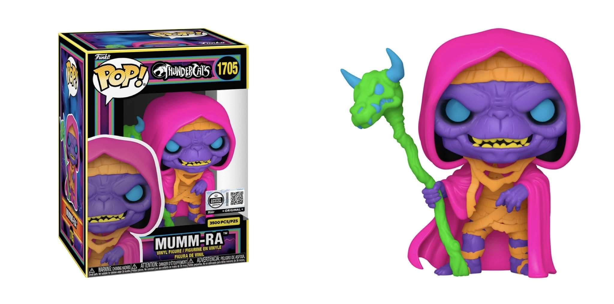 Thundercats - Mumm-Ra Balcklight Royalty Excusive 3500pcs in Hardstack